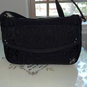 Vera Bradley black shoulder purse